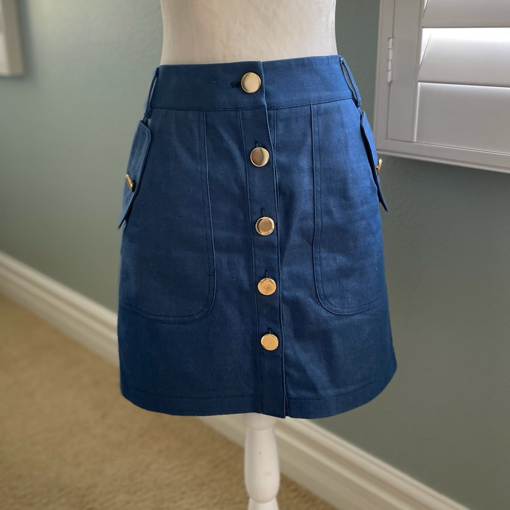 Denim Miniskirt size 10 *rare*